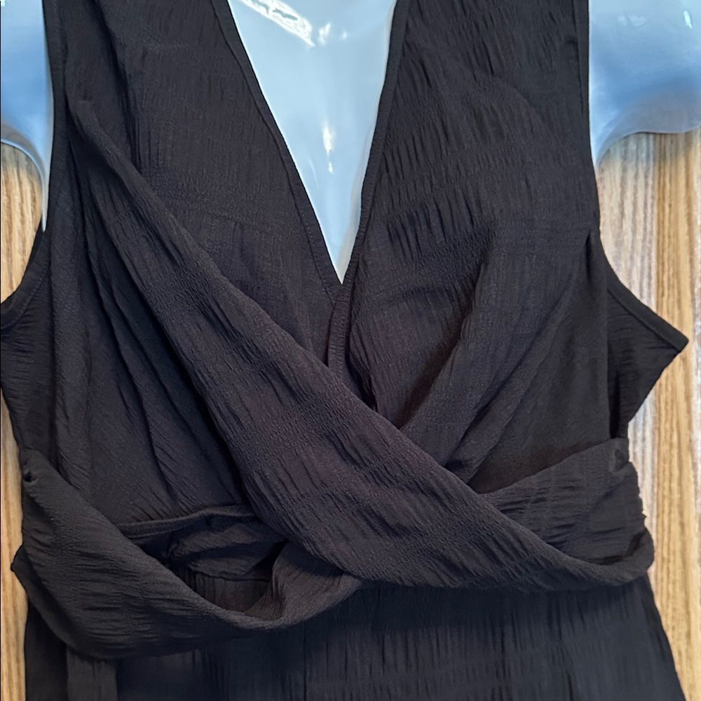 NWTβwomenβs Cupshe black jumpsuit XL - Picture 5 of 12